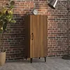 Image de vidaXL Buffet Chêne marron 34,5x34x90 cm Bois d'ingénierie817407