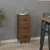 Image de vidaXL Buffet Chêne marron 34,5x34x90 cm Bois d'ingénierie817413