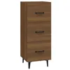 Image de vidaXL Buffet ChÃªne marron 34,5x34x90 cm Bois d'ingÃ©nierie