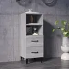 Image de vidaXL Buffet Sonoma gris 34,5x34x90 cm Bois d'ingénierie817418