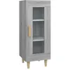 Image de vidaXL Vidaxl Buffet Sonoma Gris 34,5x34x90 Cm Bois D'ingénierie