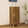 Image de vidaXL Buffet Chêne fumé 34,5x34x90 cm Bois d'ingénierie817432