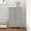 Image de vidaXL Buffet Sonoma gris 70x31x115 cm Bois d'ingénierie