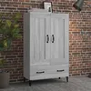 Image de vidaXL Buffet Sonoma gris 70x31x115 cm Bois d'ingénierie817487