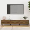 Image de vidaXL Meuble TV Chêne marron 150x34,5x30 cm Bois d'ingénierie817512