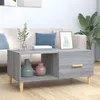 Image de vidaXL Table basse sonoma gris 89,5x50x40 cm bois d'ingénierie817514
