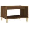 Image de vidaXL Table basse ChÃªne marron 60x40x50 cm Bois d'ingÃ©nierie