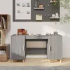 Image de vidaXL Bureau Sonoma gris 140x50x75 cm Bois d'ingénierie817550