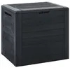 Image de vidaXL Boîte de stockage jardin Anthracite 58,5x46x55 cm Polypropylène152195