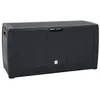 Image de vidaXL Boîte de stockage jardin Anthracite 119x48x60 cm Polypropylène152197