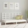 Image de vidaXL Lit de jour sans matelas blanc 90x200 cm bois de pin massif