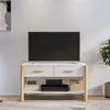 Image de vidaXL Meuble TV Blanc 82x38x45 cm Bois d'ingénierie345660