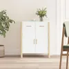 Image de vidaXL Buffet Blanc 62x38x75 cm Bois d'ingénierie345675