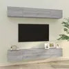 Image de vidaXL Meubles TV muraux 4 pcs sonoma gris 100x30x30 cm3114196