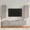 Image de vidaXL Ensemble de meubles TV 4 pcs Sonoma gris Bois d'ingénierie3114204