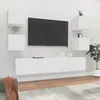 Image de vidaXL Ensemble de meubles TV 6 pcs Blanc Bois d'ingénierie3114254