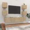 Image de vidaXL Ensemble de meubles TV 6 pcs Chêne sonoma Bois d'ingénierie3114256