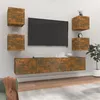 Image de vidaXL Ensemble de meubles TV 6 pcs Chêne fumé Bois d'ingénierie3114259