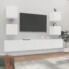 Image de vidaXL Ensemble de meubles TV 6 pcs Blanc Bois d'ingénierie3114262