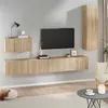 Image de vidaXL Ensemble de meubles TV 4 pcs Chêne sonoma Bois d'ingénierie3114328