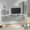 Image de vidaXL Ensemble de meubles TV 4 pcs Sonoma gris Bois d'ingénierie3114332