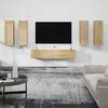 Image de vidaXL Ensemble de meubles TV 6 pcs Chêne sonoma Bois d'ingénierie3114344
