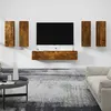 Image de vidaXL Ensemble de meubles TV 6 pcs Chêne fumé Bois d'ingénierie3114347
