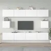 Image de vidaXL Ensemble de meubles TV 6 pcs Blanc Bois d'ingénierie3114366