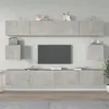 Image de vidaXL Ensemble de meubles TV 6 pcs Gris béton Bois d'ingénierie3114369