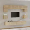 Image de vidaXL Ensemble de meubles TV 8 pcs Chêne sonoma Bois d'ingénierie3114416