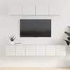 Image de vidaXL Ensemble de meubles TV 5 pcs Blanc Bois d'ingénierie3114422