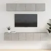 Image de vidaXL Ensemble de meubles TV 5 pcs Gris béton Bois d'ingénierie3114425