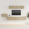 Image de vidaXL Ensemble de meubles TV 5 pcs Chêne sonoma Bois d'ingénierie3114432