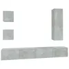 Image de vidaXL Ensemble de meubles TV 5 pcs Gris bÃ©ton Bois d'ingÃ©nierie