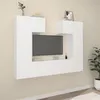 Image de vidaXL Ensemble de meubles TV 6 pcs Blanc Bois d'ingénierie