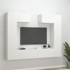 Image de vidaXL Ensemble de meubles TV 6 pcs Blanc Bois d'ingénierie