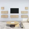 Image de vidaXL Ensemble de meubles TV 7 pcs Chêne sonoma Bois d'ingénierie3114544