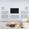 Image de vidaXL Ensemble de meubles TV 7 pcs Gris béton Bois d'ingénierie3114545