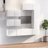 Image de vidaXL Ensemble de meubles TV 6 pcs Blanc Bois d'ingénierie