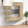 Image de vidaXL Ensemble de meubles TV 6 pcs Chêne sonoma Bois d'ingénierie3114552