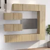 Image de vidaXL Ensemble de meubles TV 7 pcs ChÃªne sonoma Bois d'ingÃ©nierie