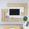 Image de vidaXL Meuble TV mural Chêne sonoma Bois d'ingénierie3114592