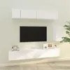 Image de vidaXL Ensemble de meubles TV 6 pcs Blanc Bois d'ingénierie