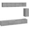 Image de vidaXL vidaXL Ensemble de meubles TV 6 pcs Sonoma gris Bois d'ingénierie