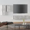 Image de vidaXL Ensemble de meubles TV 4 pcs Gris béton Bois d'ingénierie