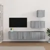 Image de vidaXL Ensemble de meubles TV 4 pcs Sonoma gris Bois d'ingénierie3114644
