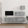 Image de vidaXL Ensemble de meubles TV 4 pcs Sonoma gris Bois d'ingénierie3114652
