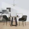 Image de vidaXL Chaises à manger lot de 2 Gris foncé Velours344846