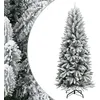Image de vidaXL Sapin de Noël artificiel avec neige floquée 180 cm PVC et PE345190