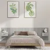 Image de vidaXL Tête de lit avec armoires sonoma gris Bois d'ingénierie